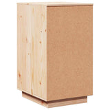 Desk Cabinet 40x50x75 cm Solid Wood Pine - Close-Up Angle