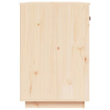 Desk 95x50x75 cm Solid Wood Pine - Rear View