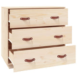 Sideboard 80x40x75 cm Solid Wood Pine - Top-Down View