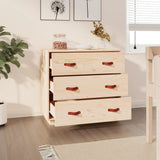 Sideboard 80x40x75 cm Solid Wood Pine - Close-Up Angle