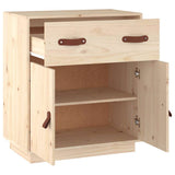 Sideboard 65.5x40x75 cm Solid Wood Pine - Top-Down View