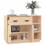 Sideboard 98.5x40x75 cm Solid Wood Pine - 45-Degree Angle