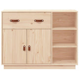 Sideboard 98.5x40x75 cm Solid Wood Pine - Rear View