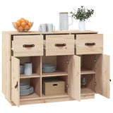 Sideboard 100x40x75 cm Solid Wood Pine - Top-Down View