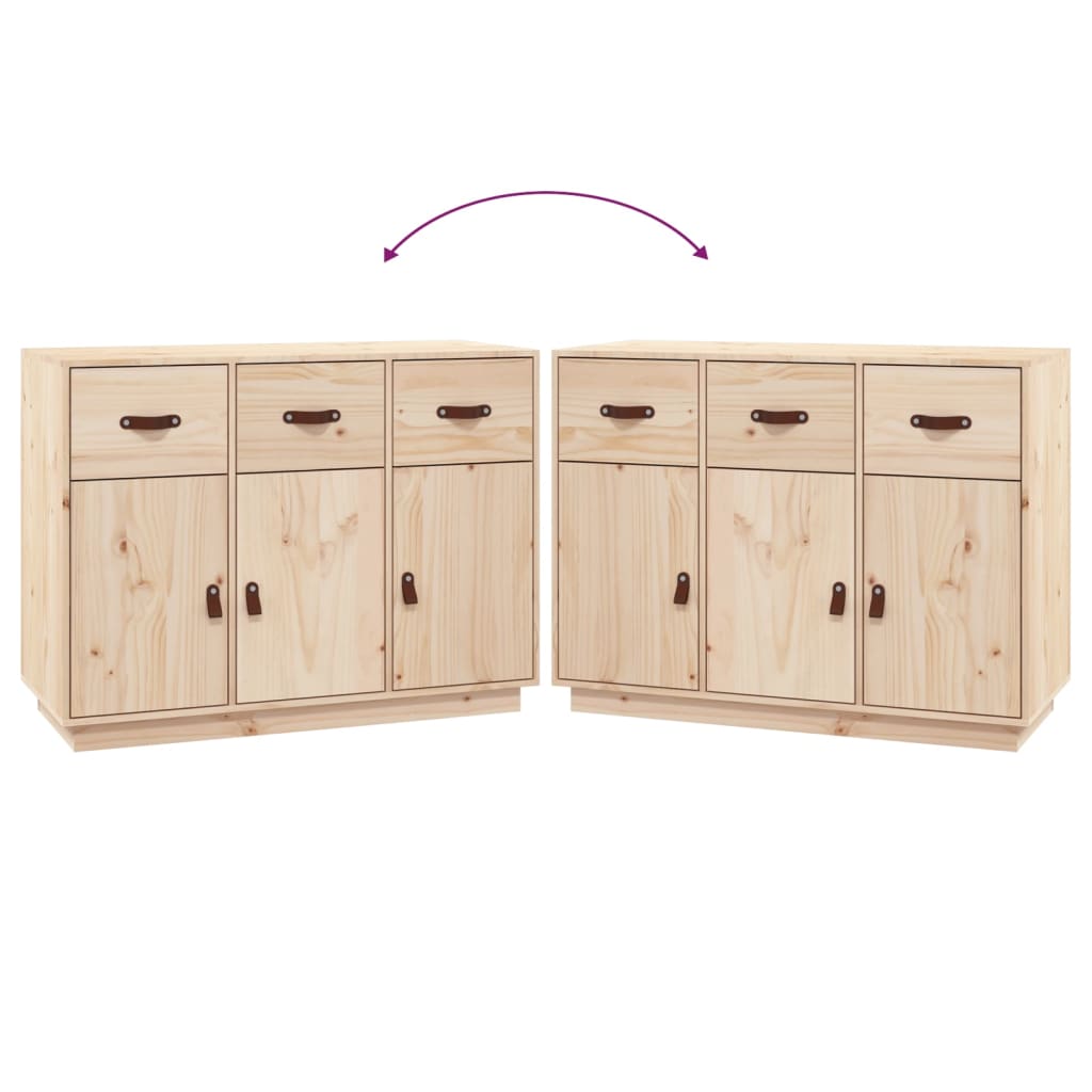 Sideboard 100x40x75 cm Solid Wood Pine