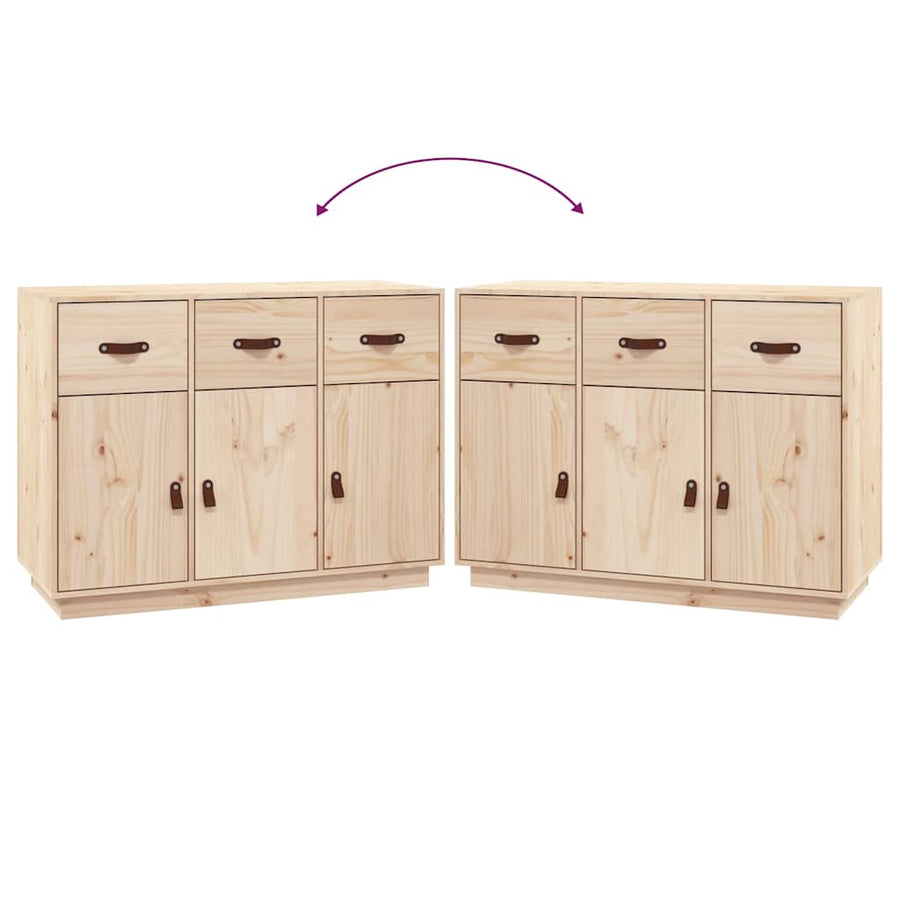 Sideboard 100x40x75 cm Solid Wood Pine