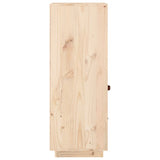 Highboard 34x40x108.5 cm Solid Wood Pine - Close-Up Angle