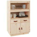 Highboard 67x40x108.5 cm Solid Wood Pine - Top-Down View