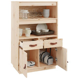 Highboard 67x40x108.5 cm Solid Wood Pine - 45-Degree Angle