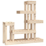 Plant Stand 92x25x97 cm Solid Wood Pine - Front View