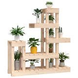 Plant Stand 92x25x97 cm Solid Wood Pine - Top-Down View