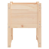 Planter 40x40x52.5 cm Solid Wood Pine - Top-Down View