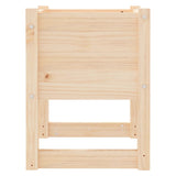 Planter 40x40x52.5 cm Solid Wood Pine - 45-Degree Angle