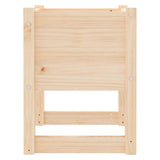 Planters 2 pcs 40x40x52.5 cm Solid Wood Pine - Rear View