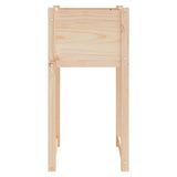 Planter 40x40x81 cm Solid Wood Pine - Top-Down View