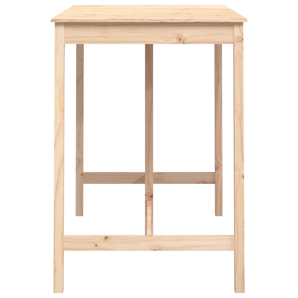 Bar Table 140x80x110 cm Solid Wood Pine