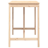 Bar Table 140x80x110 cm Solid Wood Pine