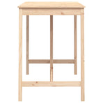 Bar Table 140x80x110 cm Solid Wood Pine