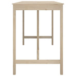 Bar Table 180x80x110 cm Solid Wood Pine