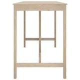 Bar Table 180x80x110 cm Solid Wood Pine - Top-Down View