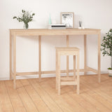 Bar Table 180x80x110 cm Solid Wood Pine - Rear View