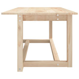 Coffee Table 110x55x45 cm Solid Wood Pine - Top-Down View