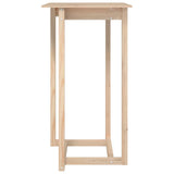 Bar Table 60x60x110 cm Solid Wood Pine - Side View