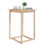 Bar Table 80x80x110 cm Solid Wood Pine - 45-Degree Angle