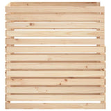 Composter 100x100x102 cm Solid Wood Pine - Rear View