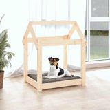 Dog Bed 61x50x70 cm Solid Wood Pine