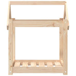 Dog Bed 61x50x70 cm Solid Wood Pine