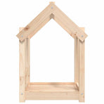 Dog Bed 61x50x70 cm Solid Wood Pine