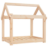 Dog Bed 71x55x70 cm Solid Wood Pine - Front View