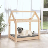 Dog Bed 71x55x70 cm Solid Wood Pine - Side View