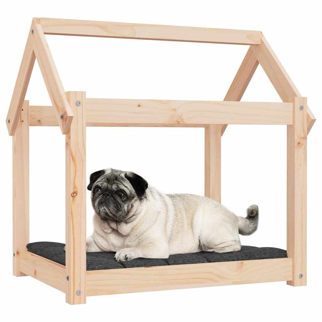 Dog Bed 71x55x70 cm Solid Wood Pine