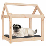 Dog Bed 71x55x70 cm Solid Wood Pine