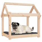 Dog Bed 71x55x70 cm Solid Wood Pine
