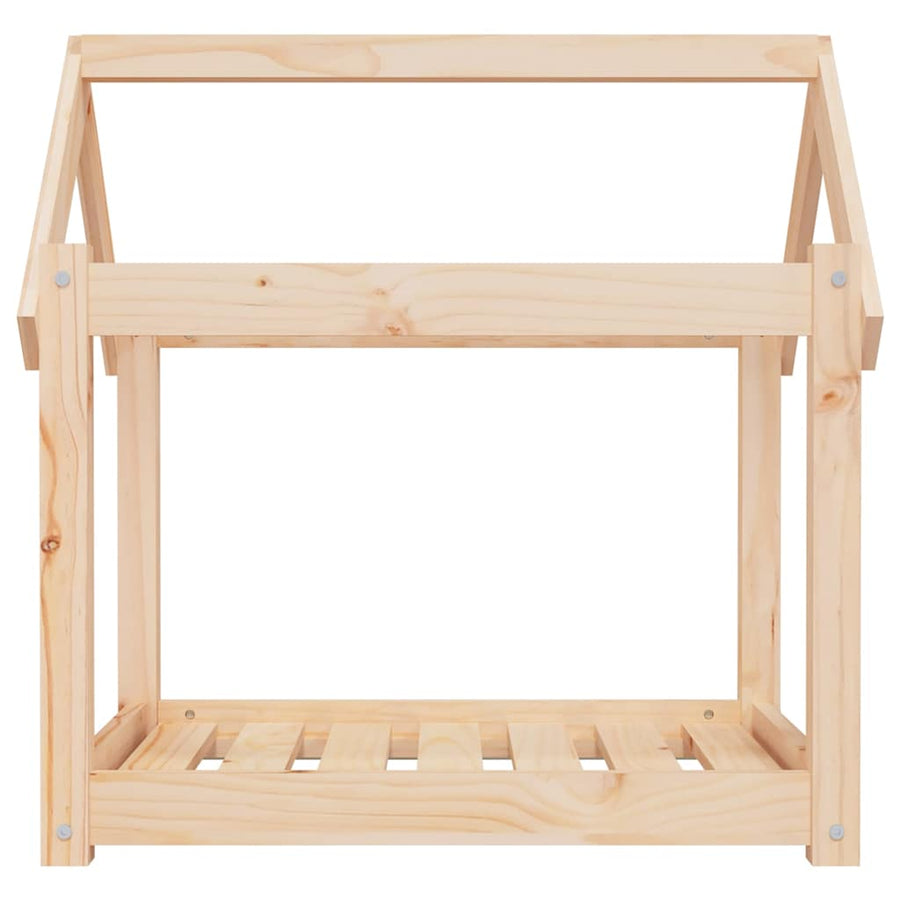Dog Bed 71x55x70 cm Solid Wood Pine