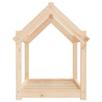 Dog Bed 71x55x70 cm Solid Wood Pine
