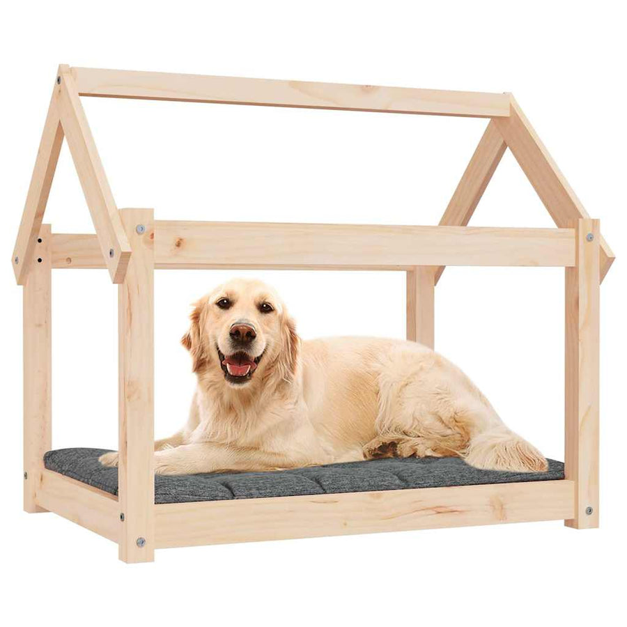 Dog Bed 81x60x70 cm Solid Wood Pine