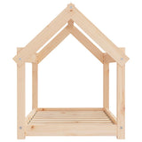 Dog Bed 81x60x70 cm Solid Wood Pine - Rear View
