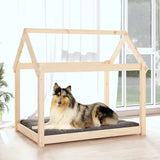 Dog Bed 101x70x90 cm Solid Wood Pine - Side View