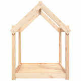 Dog Bed 101x70x90 cm Solid Wood Pine - Rear View