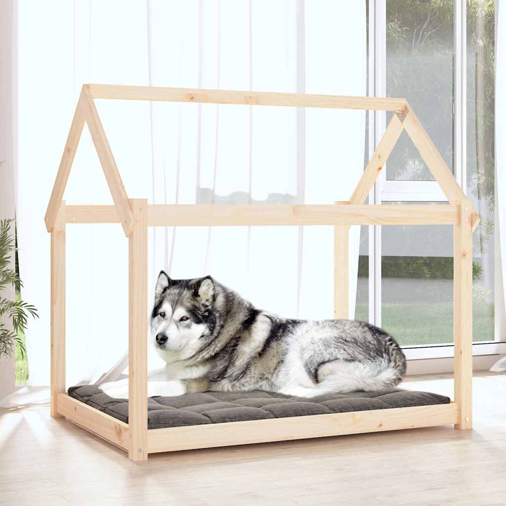 Dog Bed 111x80x100 cm Solid Wood Pine