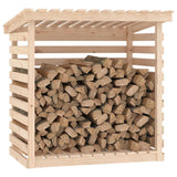 Firewood Rack 108x73x108 cm Solid Wood Pine - Top-Down View