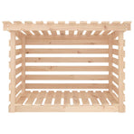 Firewood Rack 108x73x79 cm Solid Wood Pine