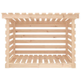 Firewood Rack 108x73x79 cm Solid Wood Pine - 45-Degree Angle
