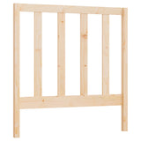 Bed Headboard 95 cm Solid Wood Pine - Front View