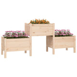 Planter 178.5x44x75 cm Solid Wood Pine