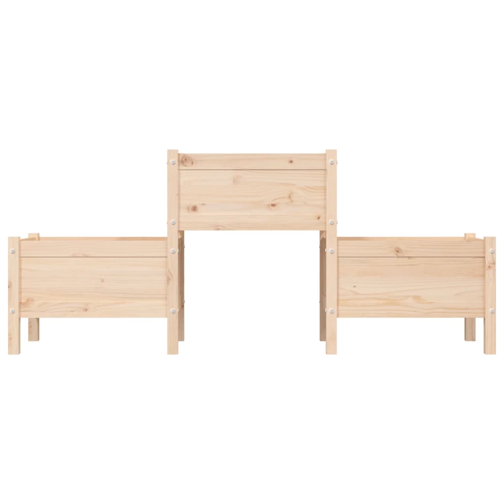Planter 178.5x44x75 cm Solid Wood Pine